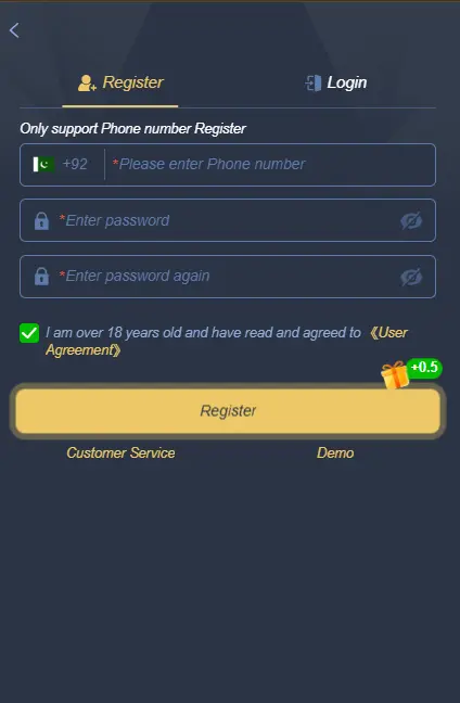 UR8 Game Download APK Comlete registration process 2026